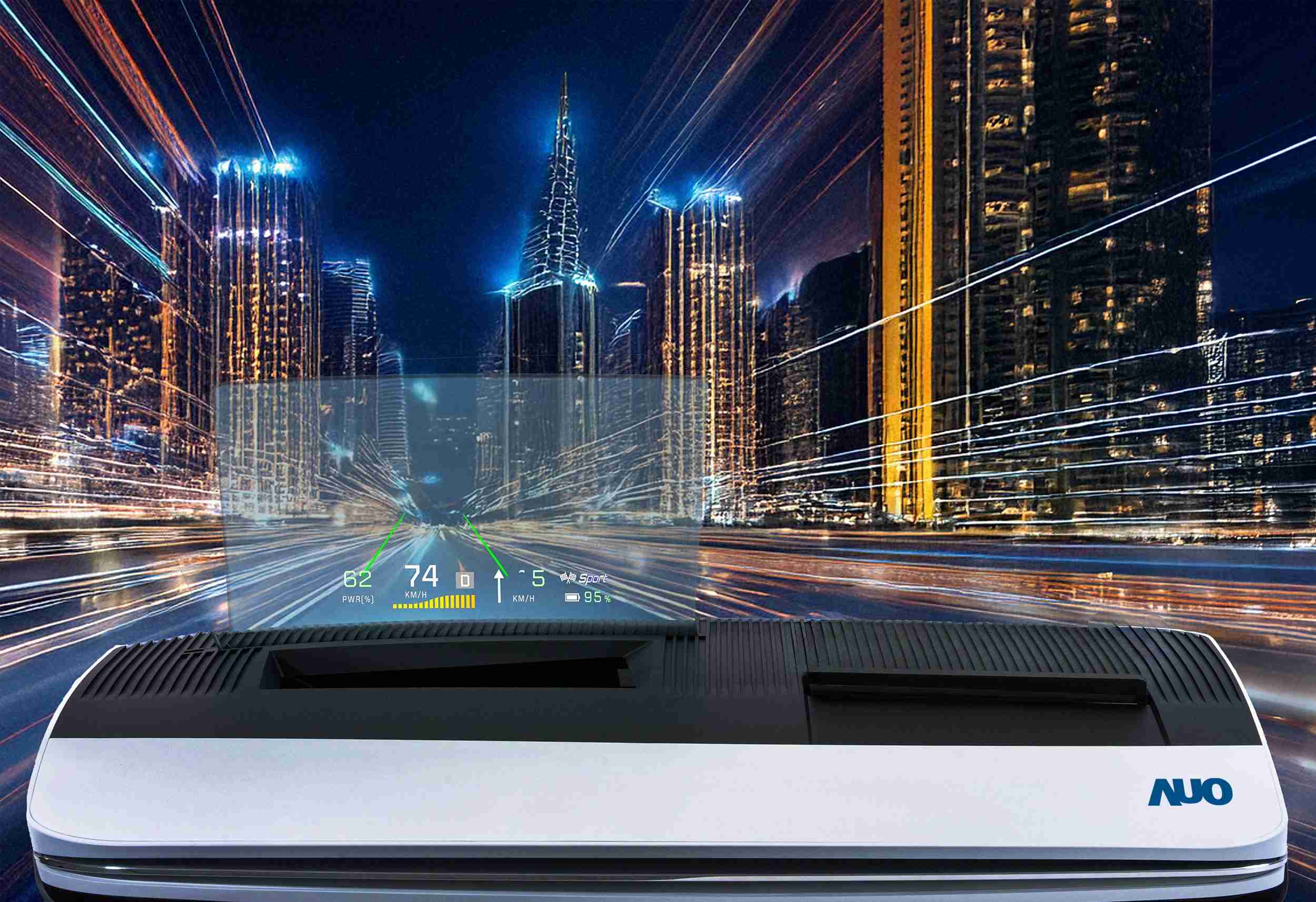 开云电子推出13吋Micro LED抬头显示器，，，，提供高入眼亮度、、、高色彩饱和度的显示质量，，，，在阳光下或黑暗中都清晰可见，，，，并利用Micro LED模块体积小的优势，，解决车用空间有限的痛点